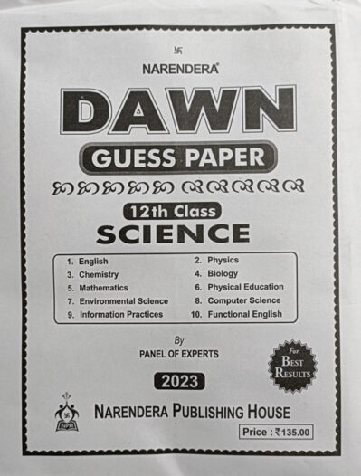 Dawn Guess Papers Class 12th Science - 2024